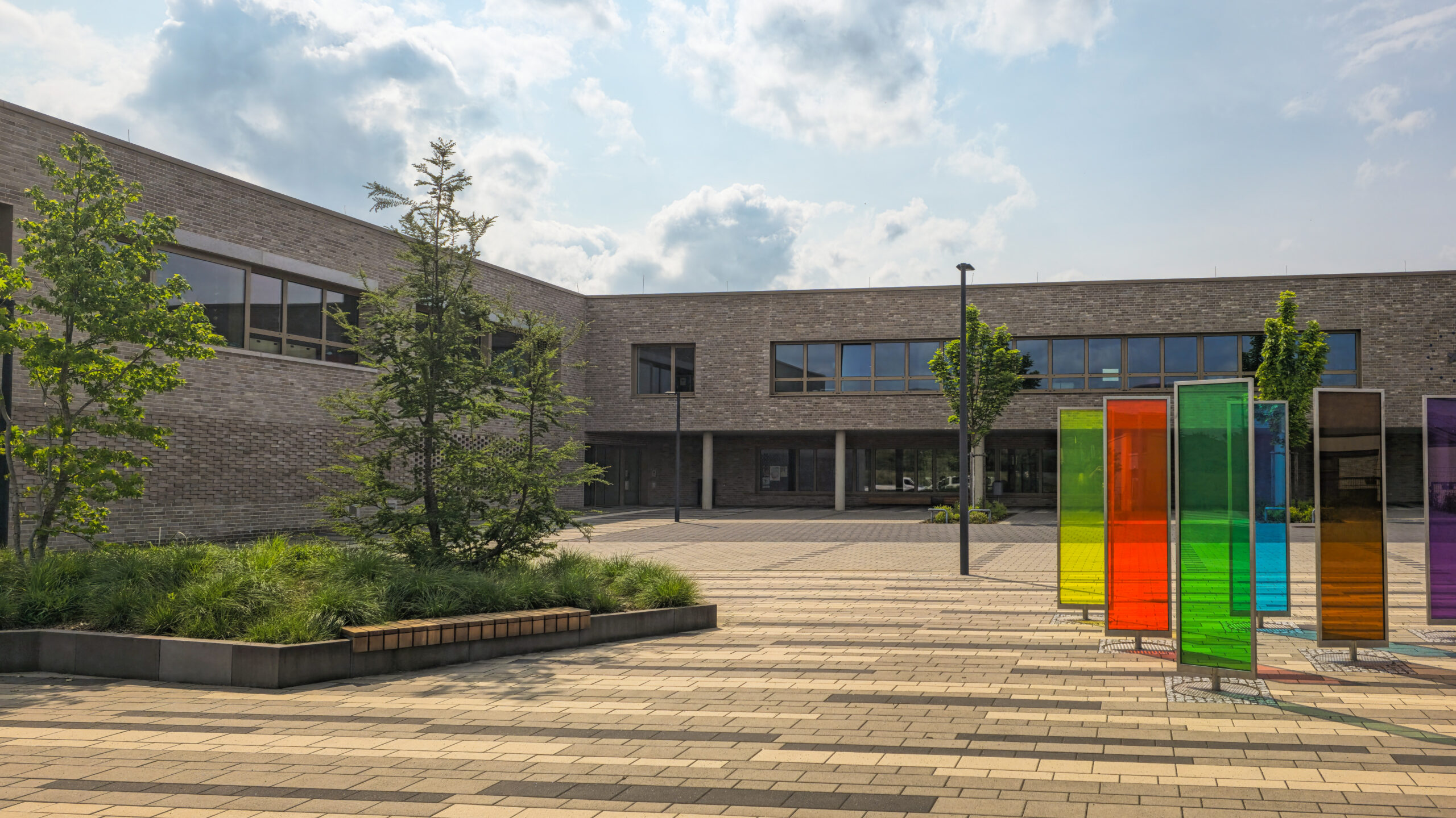 Hof der Frida-Kahlo-Schule